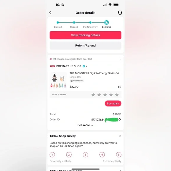 Green Labubu - Big Into Energy (Serenity) 100% Authentic - Picture 13 of 14